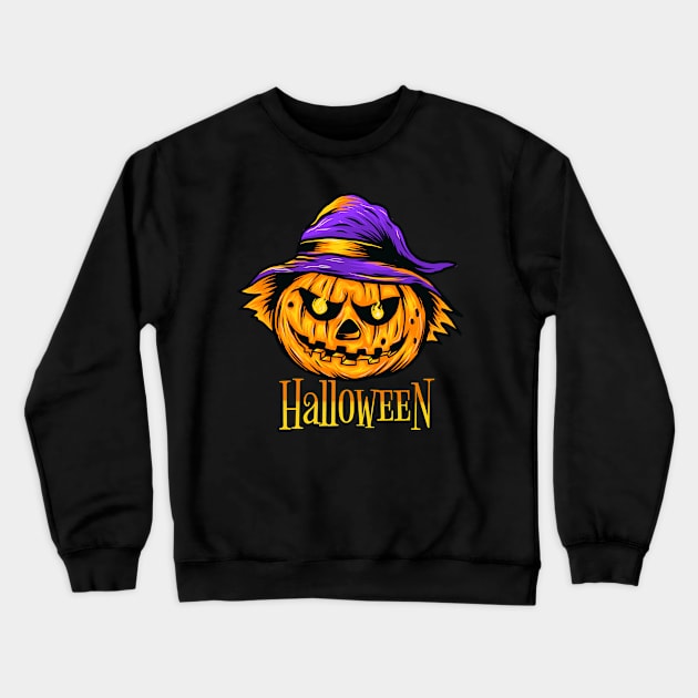 Halloween pumkin Crewneck Sweatshirt by Blunts